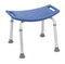 Drive Medical Bathroom Safety Shower Tub Bench Chair Blue 12203kdrb-1