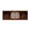 James Martin Metropolitan 60" Double Vanity American Walnut with 3 cm Carrara White Top 850-V60D-AWT-3OCAR