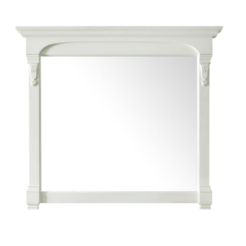 James Martin Brookfield 60" Bright White Single Vanity with 3 cm Gray Expo Quartz Top 147-V60S-BW-3GEX