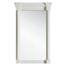 James Martin Savannah 26" Single Vanity Cabinet Bright White with 3 cm Eternal Marfil Quartz Top 238-104-V26-BW-3EMR