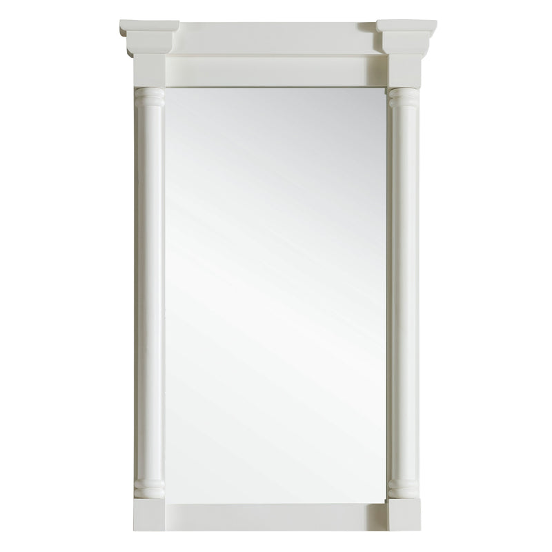 James Martin Savannah 36" Single Vanity Cabinet Bright White with 3 cm Gray Expo Quartz Top 238-104-V36-BW-3GEX