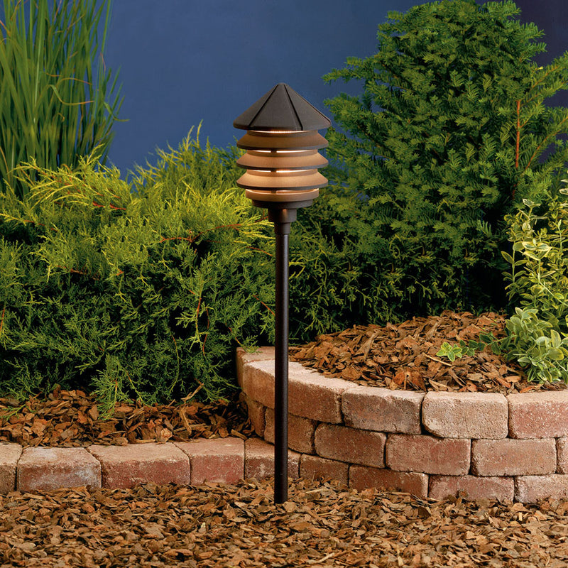 Kichler Three Tier 120V Textured Architectural Bronze 15205AZT