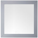 James Martin Weston 40" Rectangular Mirror Silver Gray 148-M40-SL