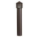 Kichler 2800K Louvered LED Bollard Textured Architectural Bronze 16130AZT28