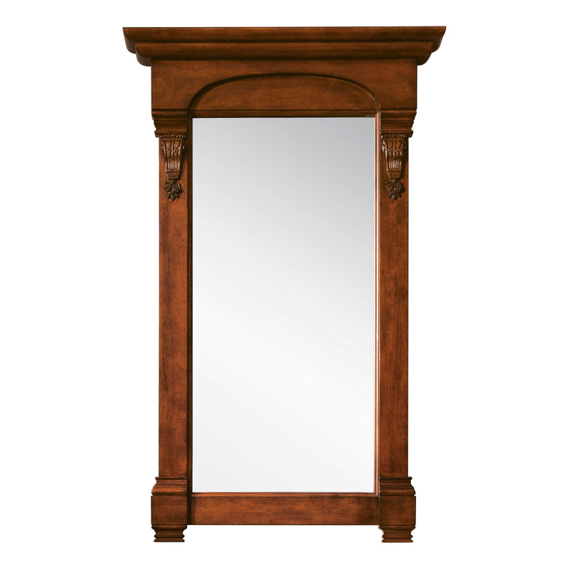 James Martin Brookfield 60" Warm Cherry Double Vanity with 3 cm Eternal Serena Quartz Top 147-114-5681-3ESR