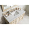 James Martin Bristol 48" Single Vanity Vintage Vanilla with 3 cm Arctic Fall Solid Surface Top 157-V48-VV-3AF