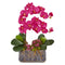 Nearly Natural Phalaenopsis Orchid Artificial Arrangement In Ceramic Vase