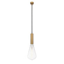 Edison Mini Pendant shown in the Brushed Brass finish