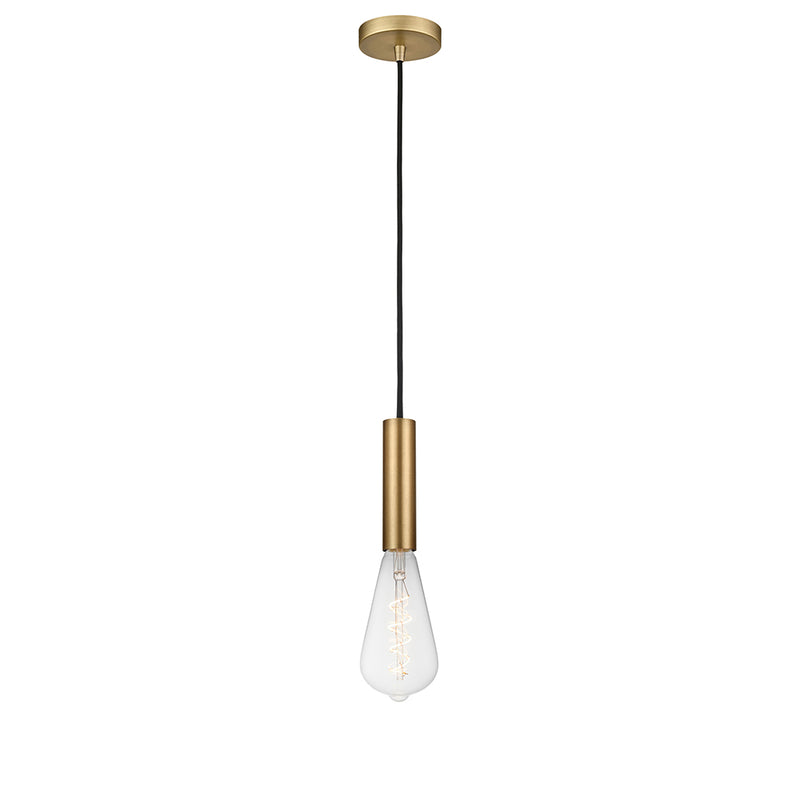 Edison Mini Pendant shown in the Brushed Brass finish