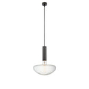 Innovations Lighting Edison 1 Light  9.825" Mini Pendant 198-1P-BK-BB250LED