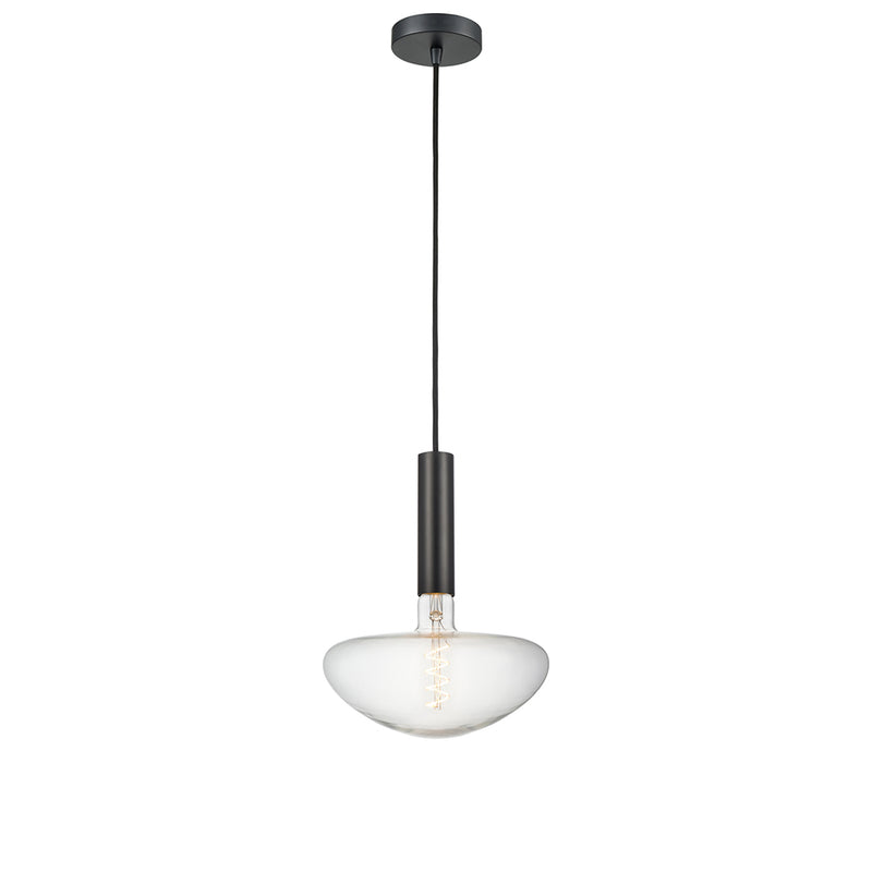 Edison Mini Pendant shown in the Matte Black finish