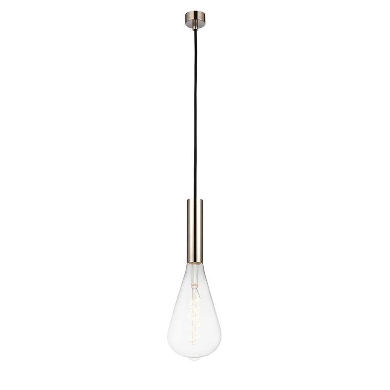 Edison Mini Pendant shown in the Polished Nickel finish