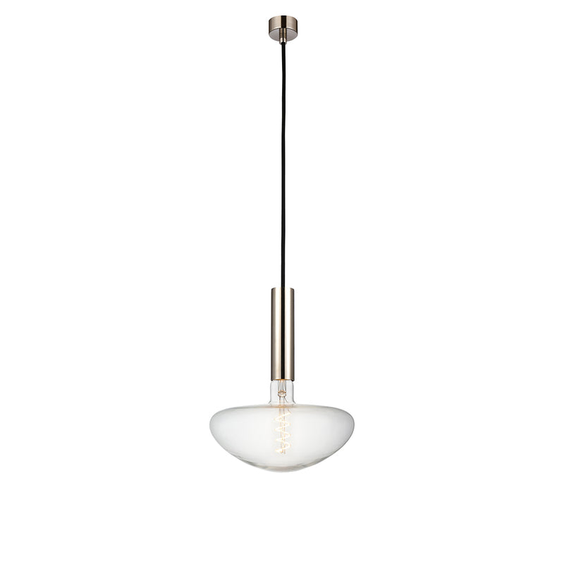 Innovations Lighting Edison 1 Light  9.825" Mini Pendant 198-1P-PN-BB250LED