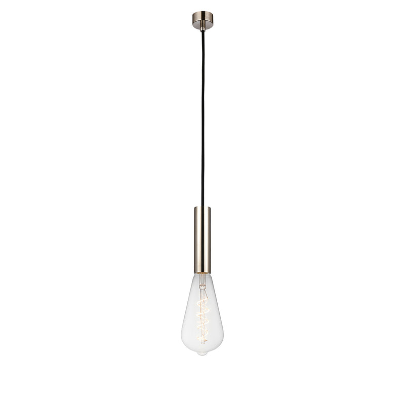 Edison Mini Pendant shown in the Polished Nickel finish