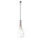 Edison Mini Pendant shown in the Brushed Satin Nickel finish