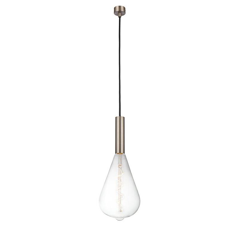 Edison Mini Pendant shown in the Brushed Satin Nickel finish