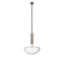 Innovations Lighting Edison 1 Light  9.825" Mini Pendant 198-1P-SN-BB250LED