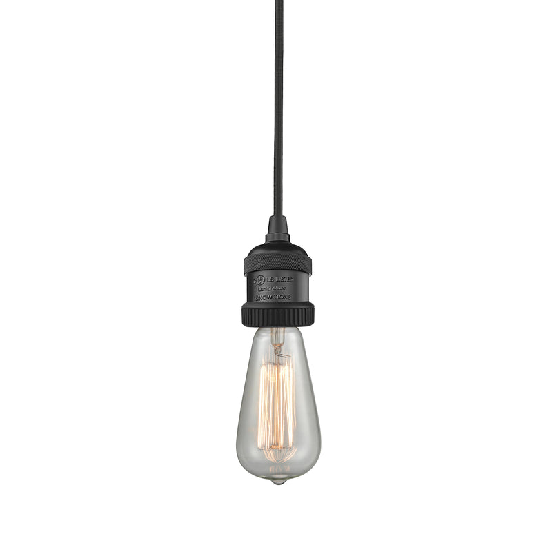 Bare Bulb Cord Set shown in the Matte Black finish