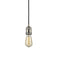 Bare Bulb Cord Set shown in the Brushed Satin Nickel finish