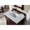 James Martin Brookfield 60" Antique Black Double Vanity with 3 cm Carrara Marble Top 147-114-5631-3CAR