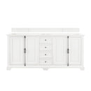 James Martin Providence 72" Double Vanity Cabinet Bright White 238-105-V72-BW