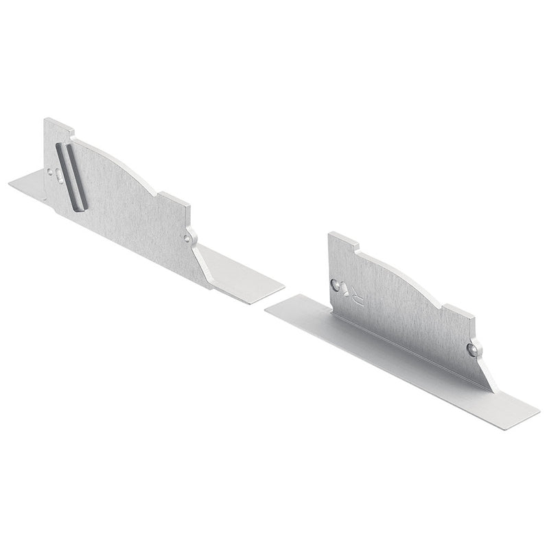 Kichler TE Pro Series Arches Ceiling-Edge Channel End Cap 1TEE2W2RCSSIL