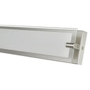 Abra Lighting 40" Vanity MBear Edged Frost Glass Panel HI-Out Dim LED 20028WV-BN