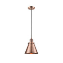 Appalachian Mini Pendant shown in the Antique Copper finish with a Antique Copper shade