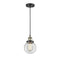 Beacon Mini Pendant shown in the Black Antique Brass finish with a Clear shade