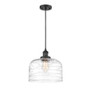 Innovations Lighting X-Large Bell 1 Light Mini Pendant part of the Franklin Restoration Collection 201C-BK-G713-L