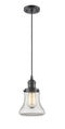 Innovations Lighting Bellmont 1-100 watt 6.5 inch Oil Rubbed Bronze Mini Pendant with Clear glass 201COBG192