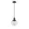 Beacon Mini Pendant shown in the Oil Rubbed Bronze finish with a Seedy shade