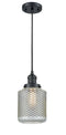 Innovations Lighting Stanton 1-100 watt 6 inch Oil Rubbed Bronze Mini Pendant with Vintage Wire Mesh glass 201COBG262