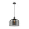 Bell Mini Pendant shown in the Oil Rubbed Bronze finish with a Plated Smoke shade