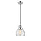 Fulton Mini Pendant shown in the Polished Chrome finish with a Clear shade