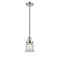 Canton Mini Pendant shown in the Polished Chrome finish with a Clear shade