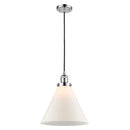 Cone Mini Pendant shown in the Polished Chrome finish with a Matte White shade