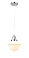 Innovations Lighting Small Oxford 1-100 watt 8 inch Polished Chrome Mini Pendant with Matte White Cased glass 201CPCG531