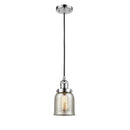 Bell Mini Pendant shown in the Polished Chrome finish with a Silver Plated Mercury shade