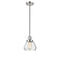 Fulton Mini Pendant shown in the Polished Nickel finish with a Clear shade