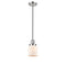 Bell Mini Pendant shown in the Polished Nickel finish with a Matte White shade