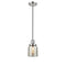 Bell Mini Pendant shown in the Polished Nickel finish with a Silver Plated Mercury shade