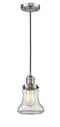 Innovations Lighting Bellmont 1-100 watt 6.5 inch Brushed Satin Nickel Mini Pendant with Clear glass 201CSNG192