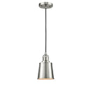 Addison Mini Pendant shown in the Brushed Satin Nickel finish with a Brushed Satin Nickel shade