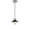 Railroad Mini Pendant shown in the Polished Nickel finish with a Polished Nickel shade