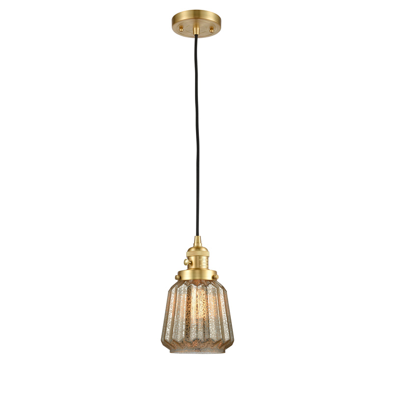 Innovations Lighting Chatham 1 Light 6" Mini Pendant with Switch 201CSW-SG-G146