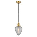 Innovations Lighting Geneseo 1 Light 6.5" Mini Pendant with Switch 201CSW-SG-G165