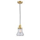 Innovations Lighting Bellmont 1 Light 6.25" Mini Pendant with Switch 201CSW-SG-G192