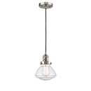 Innovations Lighting Olean 1 Light 6.75" Mini Pendant with Switch 201CSW-SN-G324