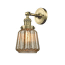 Innovations Lighting Chatham 1 Light Semi-Flush Mount Part Of The Franklin Restoration Collection 201F-AB-G142